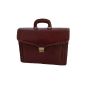 Briefcase CTM Grande Leather Bag Men Briefcase, 41x31x18cm, 100% real leather Made in Italy