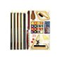American Billiard accessories kit complete with play pool cues, billiard balls, triangle, carpets and other (Others)