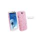 TheBlingZ Samsung Galaxy S3 i9300 cases- Pink Pearl Crystal Rhinestone Diamond Bling Bling Glitter Case Cover Case + Buy Now !!  Free Screen Protector (Electronics)