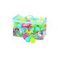 100 multicolored balls plastic bag - tent balls (Toy)