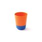 PLASTOREX Cup - Melamine - Orange / Blue Slip (Baby Care)