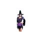 Witch costume for women with hat