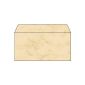 Sigel Envelopes marble beige are very good