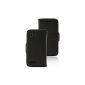 Mocca Design Luxury Case Folio leatherette for Wiko Cink Slim / 2 Slim Black (Accessory)