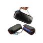 Travel Carry Protective Flip Cover Case Portable Zipper Box Case for JBL CHARGE2 Bluetooth Speaker (Electronics)