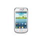 Samsung Galaxy Young DUOS smartphone (8.3 cm (3.3 inch) display, quadband, 1GHz, 3 megapixel camera, Bluetooth, Dual SIM, Android 4.1) White (Electronics)
