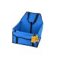 Fuloon Cover foldable rear bench protection Transport Car Mat Hammock Waterproof boot cover carpet cat dog pet and travel (blue) (Others)