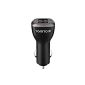 TomTom Dual USB car quick charger 2500 mA for mobile, tablet and Navi DUAL Quick Charger for Apple, Samsung, Huawei, Sony, Nokia, Blackberry, HTC, LG, Motorola, TomTom, Falk, Becker, Navigon (2-port USB / black) (Automotive)