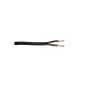 HiFi 2x075mm² Black Cable