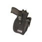Swiss Arms belt holster for right (s) in vertical position and right or left in the horizontal position on the back.