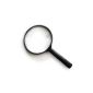 Magnifier reading magnifier maps, books, newspapers.  Quality visual aid x6 power (Office Supplies)