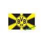 Flag flag BVB Dortmund rays 150x250 NEW (garden products)
