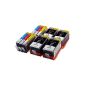 10 cartridges compatible for HP 920 XL 920XL set with chip and level (Office supplies & stationery)