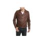 Schott jacket Perf1 brown (Clothing)
