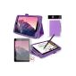 G-HUB® - NEXUS 9 Tablet Case - INTEGRATED SUPPORT CASE with - in PURPLE COVER - Tablet Stand Case / case / COVER Cover with Magnetic and SENSORS AUTOMATIC STANDBY to AUTO feature SLEEP / WAKE - Designed exclusively for Google / HTC Nexus 9 Tablet / Tablet (For versions 2014 with 9-inch screen - Original Wi-Fi & 3G LTE Model Version) - Gift BONUS: The ProPen stylus from G-HUB + 2x Screen Protectors (Electronics)