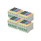 4x Compatible Game 4 + Extra Black Printer Ink Cartridges - Black / Cyan / Magenta / Yellow to replace T0715 + T0711 (20 ink tanks) for use in Epson Stylus D78 D92 D5050 D120 DX400 DX4000 DX4050 DX4400 DX4450 DX5000 DX5050 DX6000 DX6050 DX7400 DX7450 DX8400 DX8450 DX7000F DX9400 DX9400F BX300F BX310FN SX115 SX200 SX205 SX210 BX3450 SX215 SX218 SX400 SX405 SX415 SX600FW SX510W SX515W SX610FW (Contains: T0711, T0712, T0713, T0714) (Electronics)