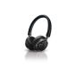 Philips Fidelio Headphones M1BTBL / 00 Blue night function with Bluetooth and micro / socket integrated call (Electronics)