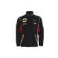 Lotus F1 Team Men sponsors fleece jacket black / gold, model 2013, in 5 sizes (Textiles)