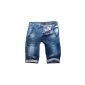 Men's Jeans Denim Shorts Bermuda shorts 0519-2880 (Textiles)