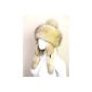 Super Beautiful fur hat!  Corresponds exactly to the picture and fits perfectly.  Delivery the next day!