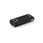 EasyAcc 2.Gen Classic Mini 6400mAh Pocket-sized Power Bank with Flashlight Portable External Battery Charger (2A / 2.1A Out) for mobile smartphones - Matt Black (Wireless Phone Accessory)
