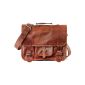 PAUL MARIUS Leather Satchel Natural color size L (Luggage)