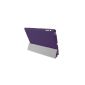 Eloja Premium Apple iPad 4, 3, 2 Smart Cover and Back Cover Purple Case Cover Case Bag with screen protector and cloth (Electronics)