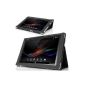 Luxury Case Cover for Sony Xperia Tablet Z (strap - stylus holder) and PEN FILM + GIFT  (Electronic devices)