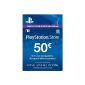 Playstation Network Card 50EUR [PSN Game Code PS4, PS3, PS Vita - In French] (Software Download)