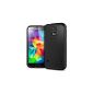 Spigen Galaxy S5 Case Tough Armor Series Smooth Black (SF coated) SGP10761 (Wireless Phone Accessory)