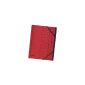 FALKEN order folder, A4, cardboard, 12 compartments, red (Office supplies & stationery)