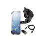 Samsung Galaxy S4 GT-i9505 / i9500 Car Cell Phone Car Mount Holder with Charging Holder incl. Charger Micro USB Charging Cable Car USB Adapter + Car Charger for Original Samsung Galaxy S4 i9505 / i9500 NessKa® (Electronics)