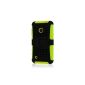 MPERO IMPACT SR Series Kickstand Case Case Cover for Nokia Lumia 530 - Neon Green (Wireless Phone Accessory)