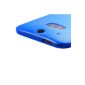 Liamoo HTC One M8 Cover Ultra Thin Slim Case Cover Hard Cover Bumper (blue transparent) (Electronics)