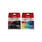 Canon High Capacity Ink Cartridge Value Pack PG-540XL, 541XL CL-Genuine (Office supplies & stationery)