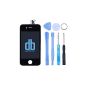 DBPOWER® Change yourself and your broken window Iphone 4 LCD Touch Glass + LCD with frame assembled for Iphone 4 (Wireless Phone Accessory)