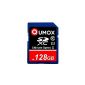 128GB QUMOX SD XC 128GB SDXC Class 10 UHS-I memory card Secure Digital High Speed ​​Write Speed ​​40MB / s read speed upto 80 MB / s (Electronics)