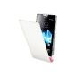 Muvit SESLI0025 clamshell case for Sony Xperia U White (Accessory)