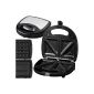 Device to croque-monsieur multifunction 3 in 1 - to grill, waffle, sandwich - 24 x 10 x 23 cm (W x H x D) (Kitchen)