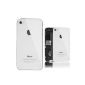 Shopinnov rear window iPhone 4 White (Electronics)