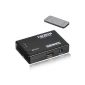 Duronic - HRS1031 - Automatic HDMI Switch with télécommande- Auto Switch 3 ports (3x1: 3 inputs 1 output) 1080p Full HD (Accessory)