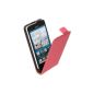 yayago Premium Flip-Style Leather Case -Ultra flat leather bag in Pink for your Huawei Ascend Y300 (Electronics)
