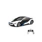 BMW i8 Vision - RC Remote Controlled Vehicle license in the original design, model scale of 1:24, Ready-to-Drive, including remote control car, new (toy).