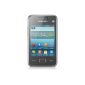 Samsung Rex 80 16GB Smartphone (7.6 cm (3 inches) touch screen, 20MB internal memory, 3.2 megapixel camera, microUSB) Silver (Electronics)