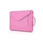 Plemo Envelope Nylon Fabric Pouch / Bag Laptop / MacBook / MacBook Pro 15 to 15.6 inches, Rose (Accessory)