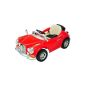 CAR ELECTRIC VEHICLE CONVERTIBLE CHILD QUAD 12V REMOTE CONTROL PARENTAL 3-8 YEARS 29 NEW RED (Toy)