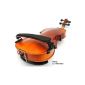 ts Ideas 6011 buttstock violin rest for 3/4 - 4/4 Violin Violin imitation wood rubberized pad Violin Shoulder (Electronics)