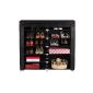 Songmics Wardrobe / shoe racks with 7-layer fabric cover with zip black 115 x 110 x 28cm RXJ12H (Kitchen)