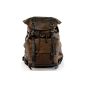 PAUL MARIUS backpack knapsack traveling bag vintage leather Black age MON LEGIONNAIRE (equipment)