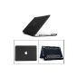 Elegant and lightweight cover Ultrathin Hard Case Cover Protective Hard Case Cover notebook sleeve hard-shell case for Apple MacBook Pro 13.3-inch (A1278 / 101/700) in black (Electronics)